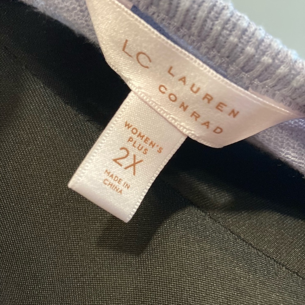 NWT Lauren Conrad Long Sleeve Top in 2X - Picture 7 of 8